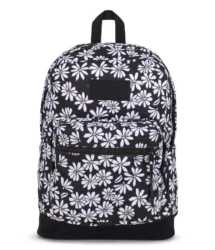 Backpacks with padded back panel-JanSport Right Pack Backpack - Punk Pansies Black