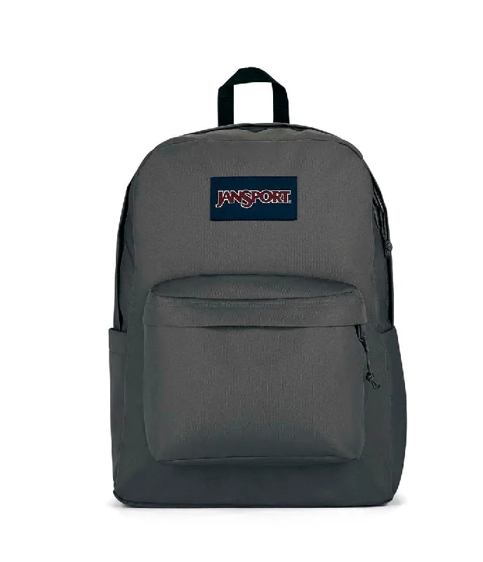 Backpacks with water bottle holder-JanSport SuperBreak Backpack - Graphite Grey