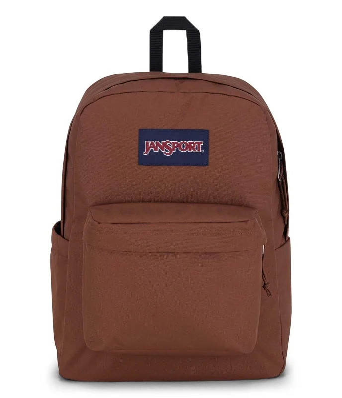 Backpacks for minimalist travelers-JanSport SuperBreak Plus Backpack - Basic Brown