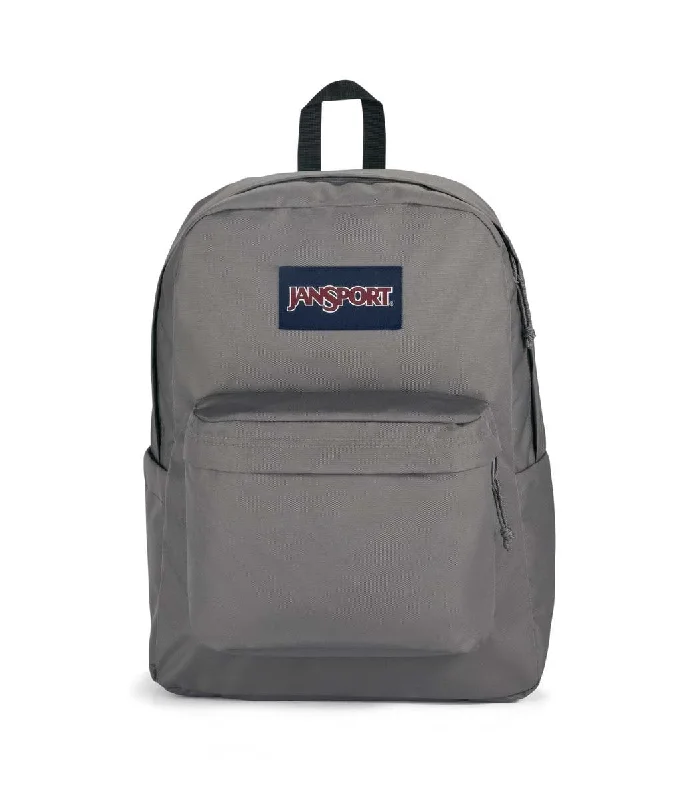 Backpacks for weekend travel-JanSport SuperBreak Plus Laptop Backpack - Graphite Grey