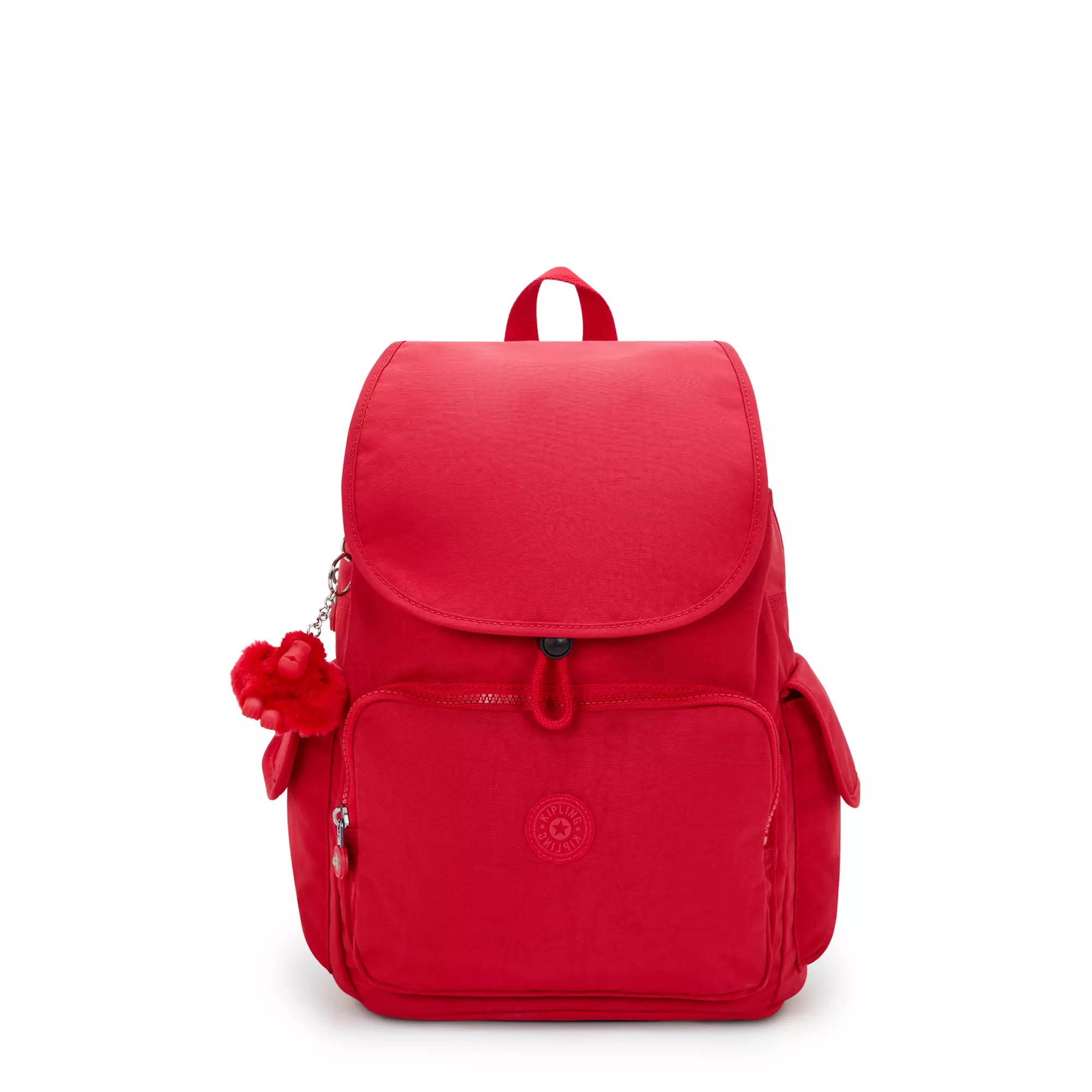 Backpacks with laptop compartment-Kipling City Pack Medium Backpack - Red Rouge