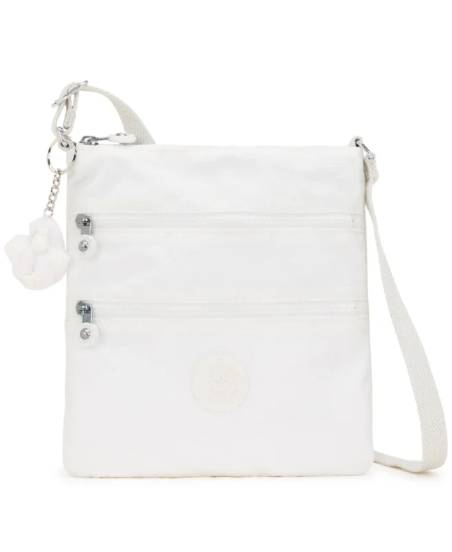 Mini backpack for shopping days-Kipling Keiko Crossbody Mini Bag - Pure Alabaster