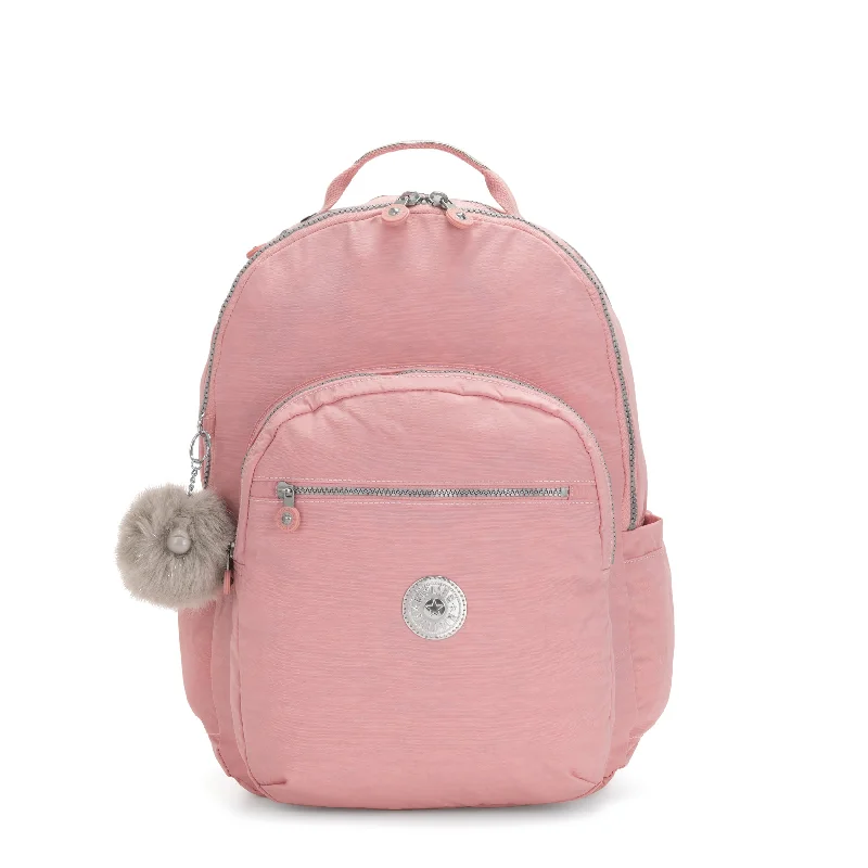 Backpacks with sleek designs-Kipling Seoul Extra Large 17" Laptop Backpack - Bridal Rose