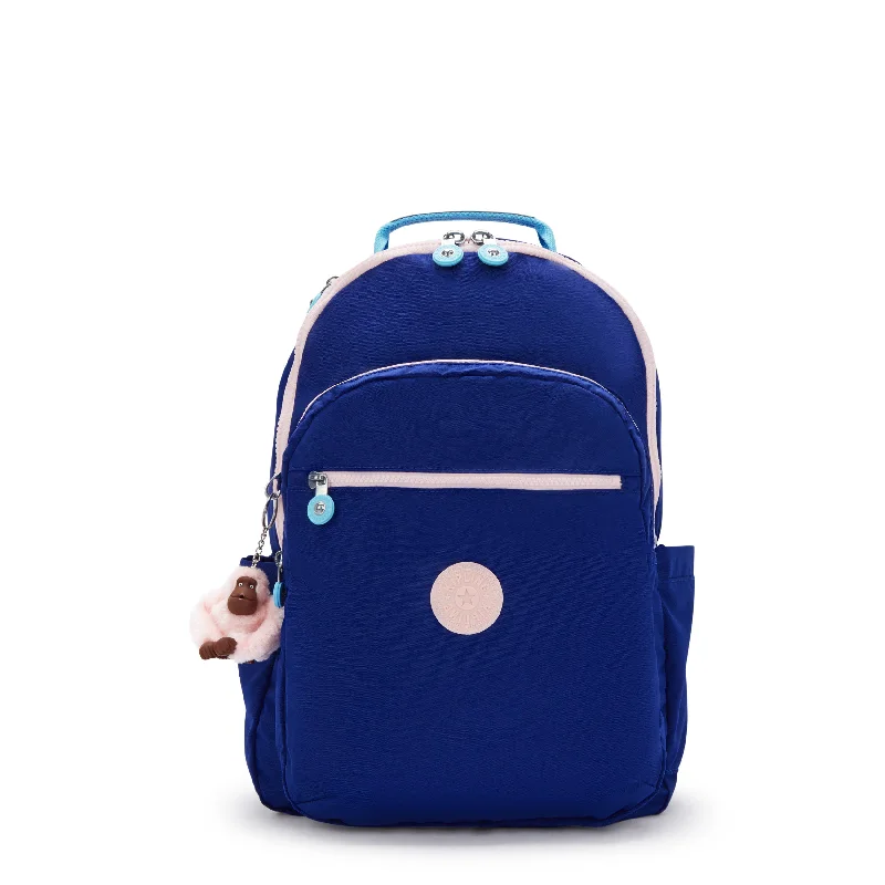 Backpacks with adjustable straps-Kipling Seoul Large 15" Laptop Backpack - Solar Navy C