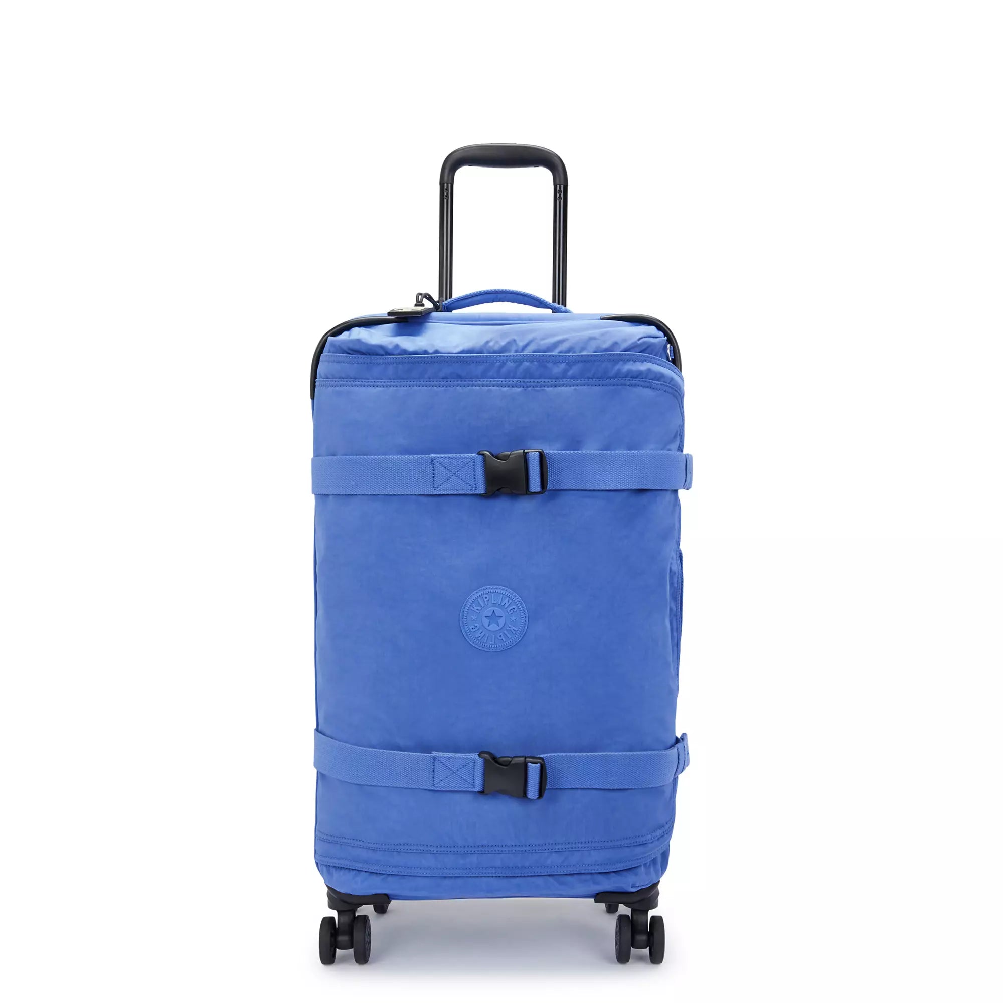 Suitcase with detachable cover-Kipling Spontaneous Medium Rolling Luggage - Havana Blue