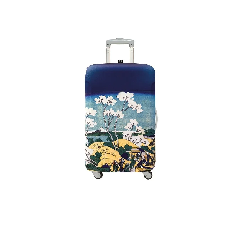 Lightweight suitcase-Loqi Hokusai Medium Luggage Cover