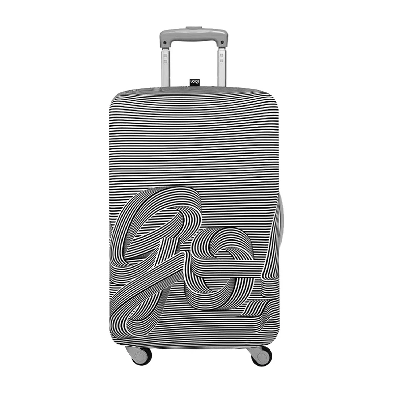 Suitcase with side handles-LOQI Type Medium Luggage Cover