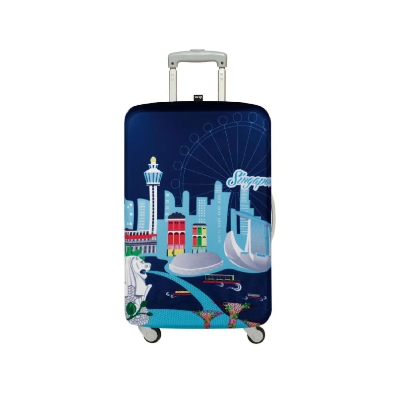 Suitcase with wheels-LOQI Urban Medium Luggage Cover V2