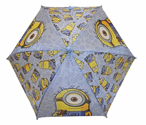 Mini backpack for beach days-Minions Blue Umbrella - Lots Of Minions