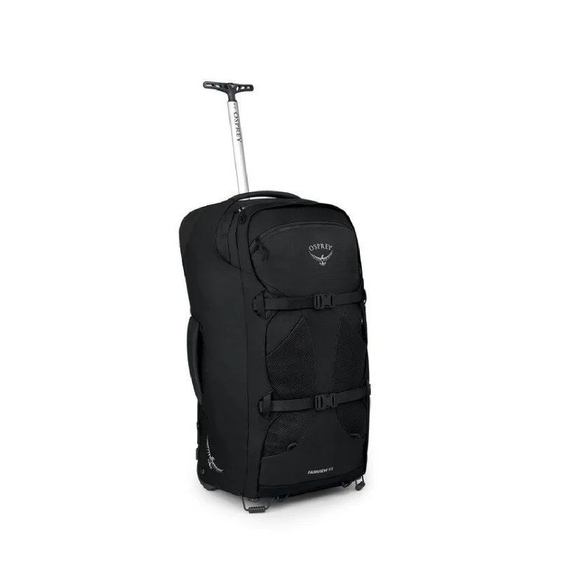 Travel suitcase for weekend trips-Osprey Fairview Wheeled Travel Pack 65 O/S - Women's Convertible Luggage to Backpack