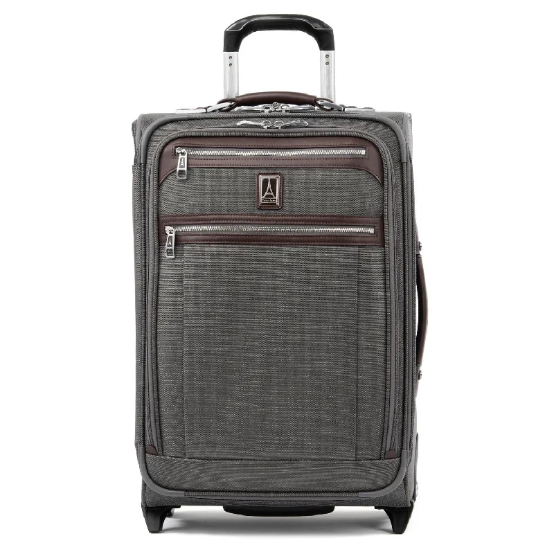 Suitcase for multi-day trips-Travelpro Platinum Elite 22 Inch Expandable Carry-On Rollaboard Luggage