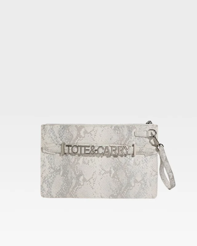 Handbag Rome classic-PY Clutch Handbag in White