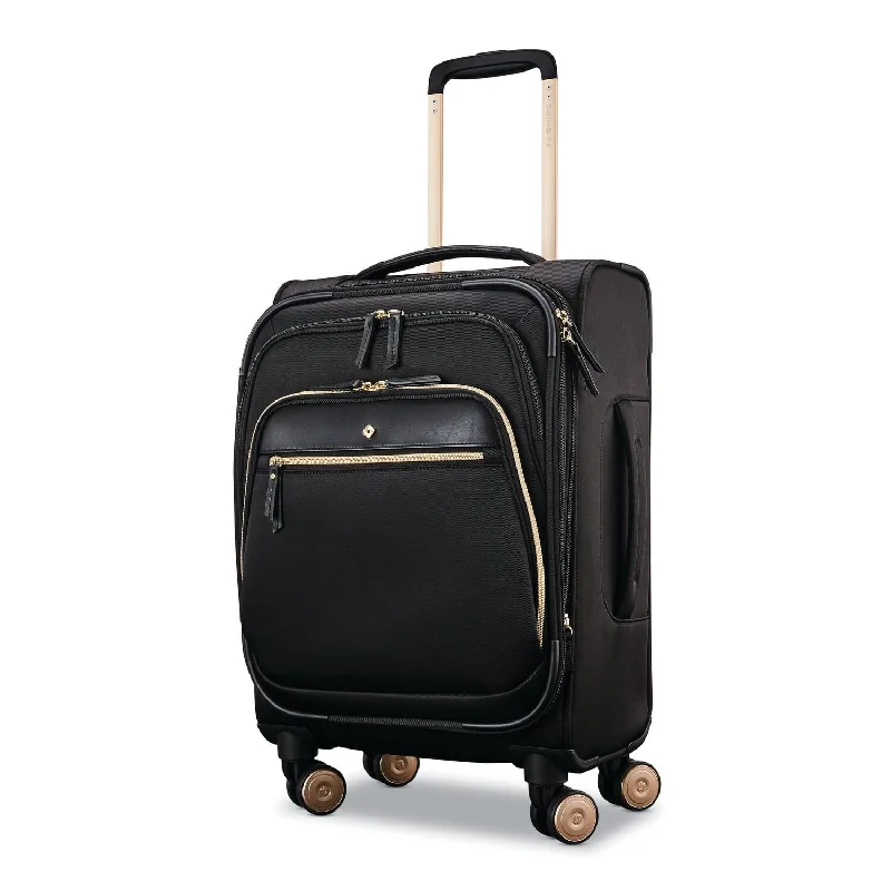 Suitcase with adjustable handle-Samsonite Mobile Solution 19" Expandable Spinner Luggage