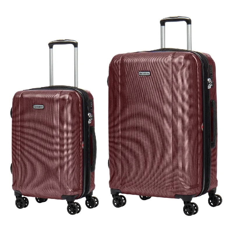 Lightweight suitcase for girls-Samsonite Omni 3.0 - 2 Piece Spinner Expandable Luggage Set (Carry-On & Large)