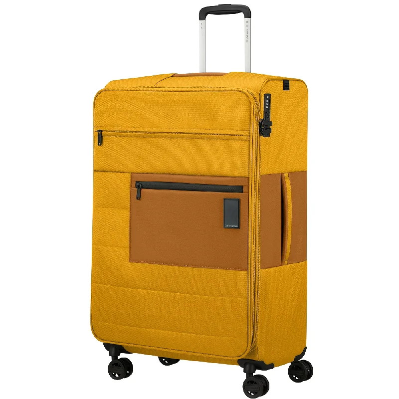 Travel suitcase with safe storage-Samsonite Vaycay Spinner Large Expandable Luggage