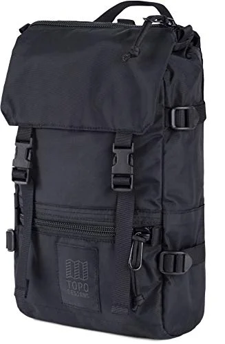 Best mini backpack for kids-Topo Designs Rover Pack Mini - Black/Black