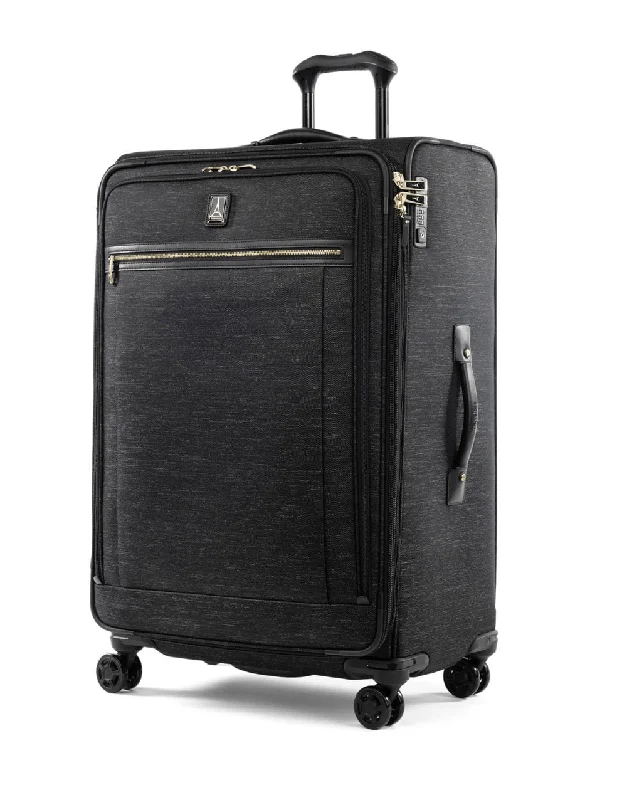 Suitcase with adjustable wheels-Travelpro Platinum Elite 29 Inch Expandable Spinner Luggage - Intrigue Black