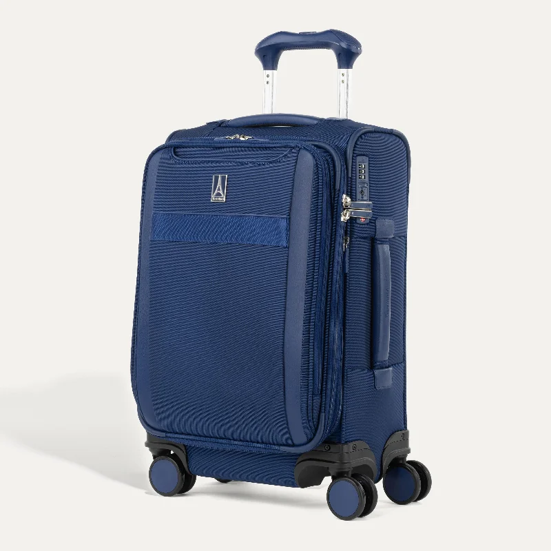 Suitcase with bottle pockets-Travelpro VersaPack+ Compact Carry-On Spinner Luggage