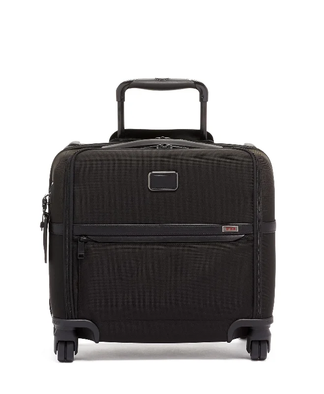 Travel suitcase for budget trips-Tumi Alpha Compact 4 Wheeled Brief