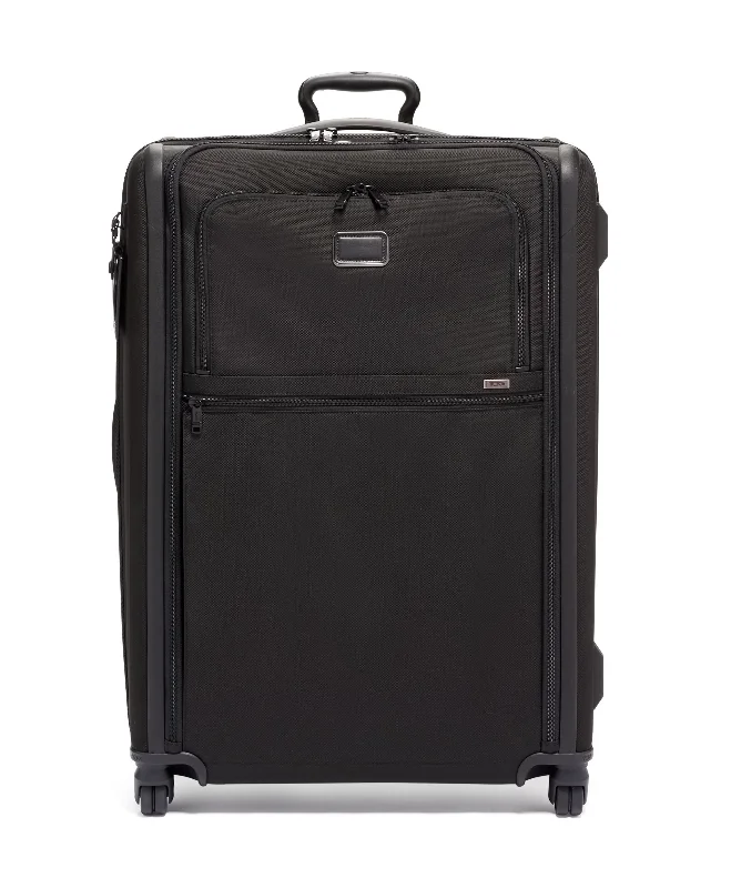 Durable travel suitcase for teens-Tumi Alpha Extended Trip Expandable 4 Wheeled Packing Case Large Luggage