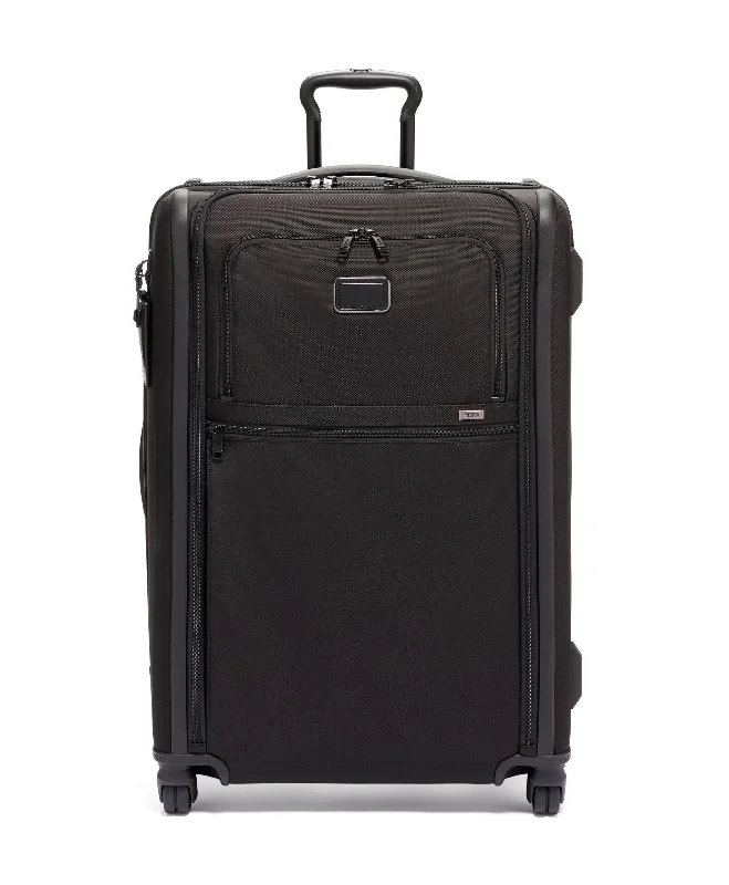 Travel suitcase for light trips-Tumi Alpha Medium Trip Expandable 4 Wheeled Packing Case Large Luggage