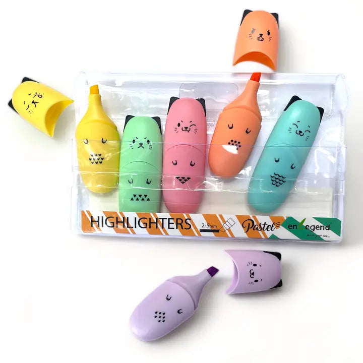 Best mini backpack for pets-A Brighter Year Mini Highlighter Markers- $6.00