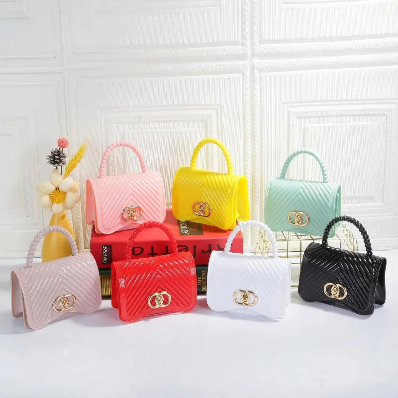 Handbag Peru ancient-Fashion Cute 2022 New Jelly Bag Women's Solid Color Handbag Wholesale