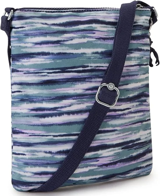 Mini backpack for small laptops-Kipling Keiko Printed Crossbody Mini Bag Brush Stripes