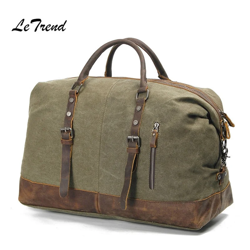 Handbag Japan zen-Letrend Retro Men'S Travel Bag Handbag Vintage Shoulder Bags Canvas Handbags High Capacity Hand