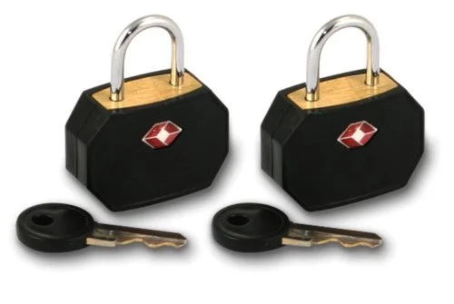 Mini backpack with side zippers-Lewis N. Clark Tsa Mini Padlock 2 Pack, Black Color: Black, Model: Tsa14-Blk, Tools & Hardware