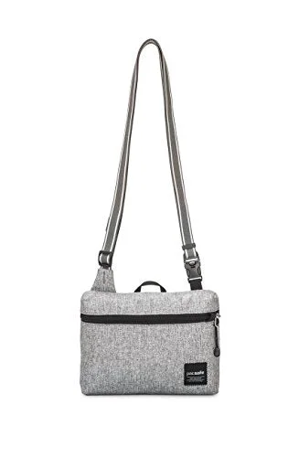 Top mini backpack trends 2025-Pacsafe Slingsafe Lx50 Anti-Theft Mini Cross-Body Bag, Tweed Grey