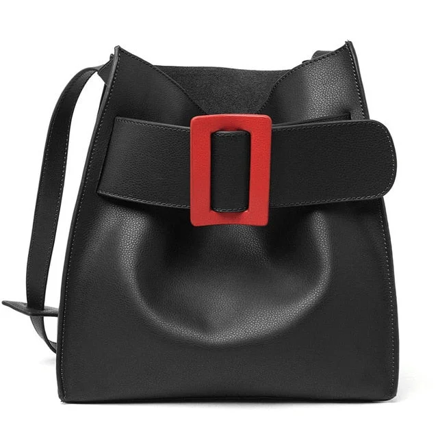 Black N red buckle