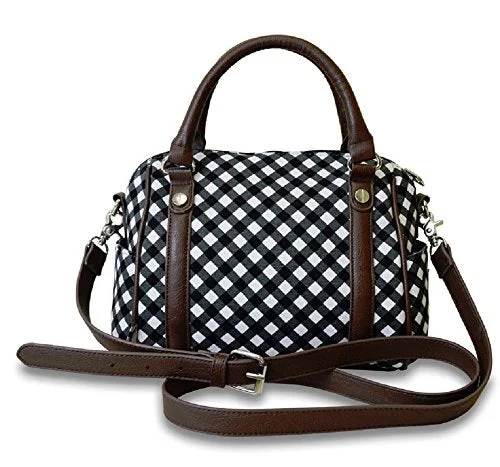 Mini backpack for short walks-Sloane Ranger Gingham Mini Satchel Srad147