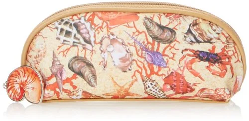 Mini backpack with hidden pockets-Sydney Love Seashell Mini Cosmetic Cosmetic Case,Multi,One Size