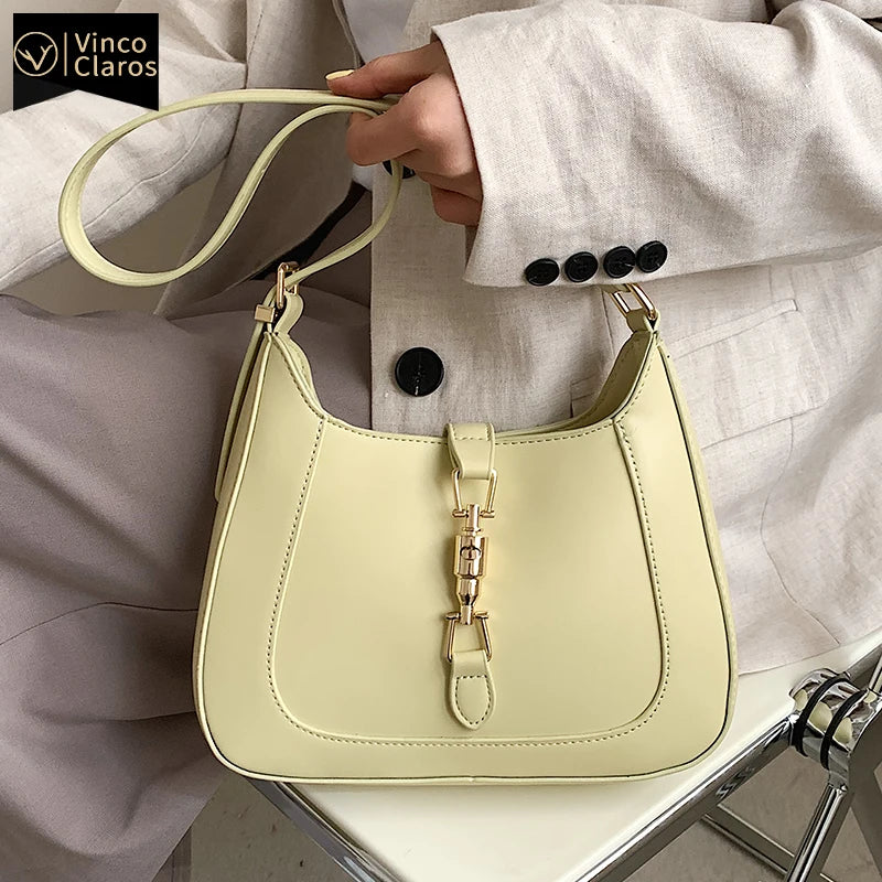 Handbag Bahamas sea-Top Quality Luxury Brand Purses and Handbags Designer Leather Shoulder Crossbody Bags for Women Fashion Underarm Sac A Main New