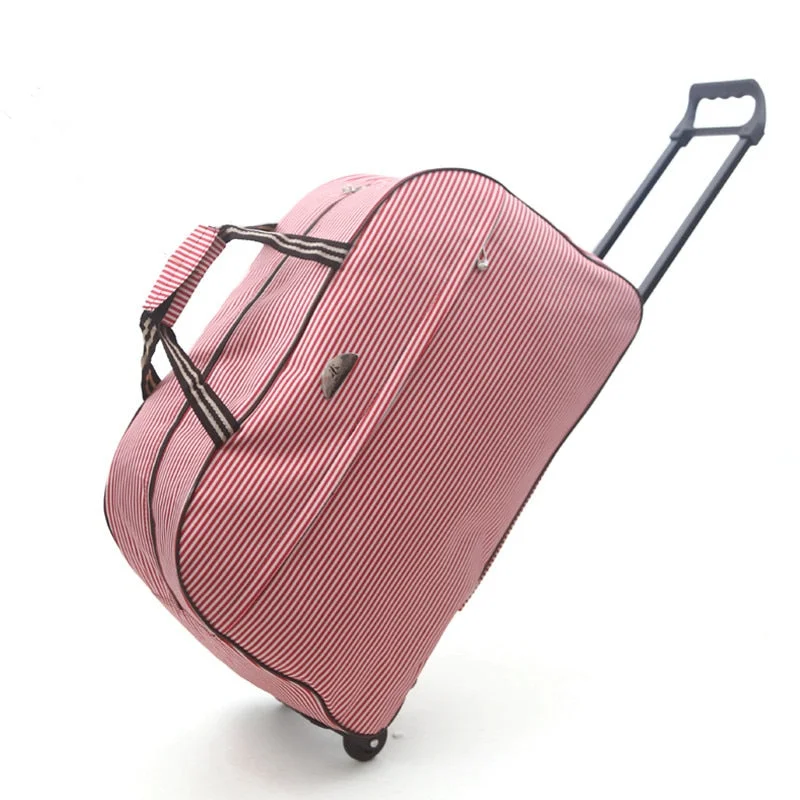 Handbag Scotland plaid-Trolley Bag Travel Stand Abreast Bag Female Handbag Male Luggage Travel Bag Large Capacity