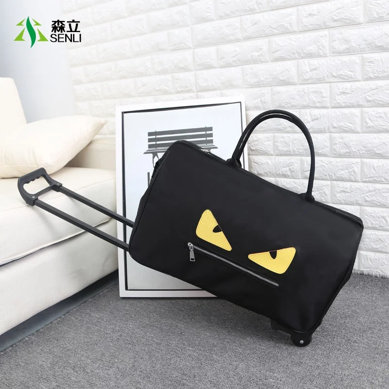 Handbag China silk-Trolley Bag Travel Stand Abreast Bag Small Handbag Luggage Travel Bag Luggage 20Inches Large