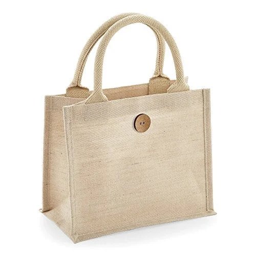 Mini backpack for fashion lovers-Westford Mill Juco Mini Gift Bag (One Size) (Natural)