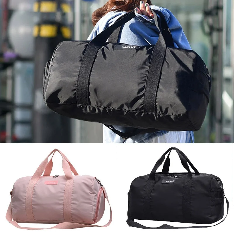 Handbag autumn vibes-Women Gym Bags Portable Storage Outdoor Training Travel Handbag Large Capacity